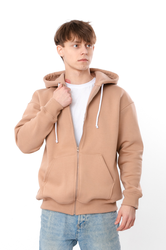 Zip-худі для чоловіків (оверсайз)